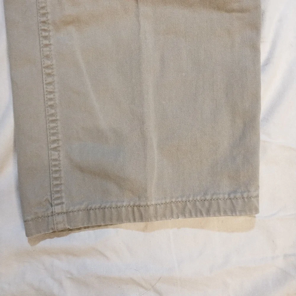 Wrangler Cargo Pants Khaki‎ Tan Mens 34x28 (Tag 34x30) Relaxed Utility GorpCore